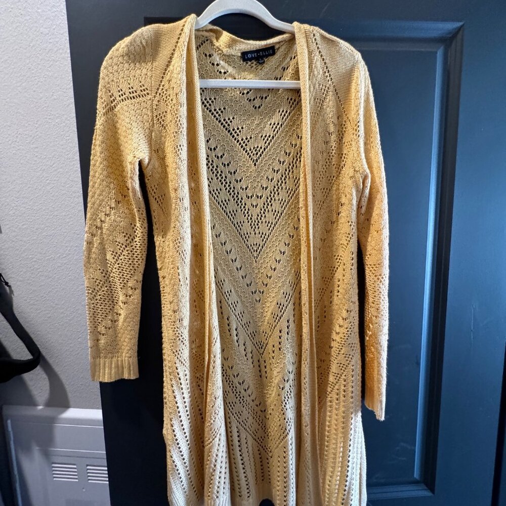Yellow Cardigan!
